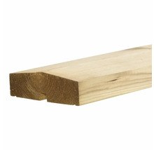 Träbräda med not och fjäder