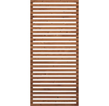 Trävägg med lameller för inom- och utomhusbruk