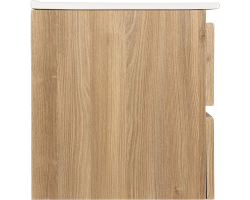 Tvättställsskåp med trädekor