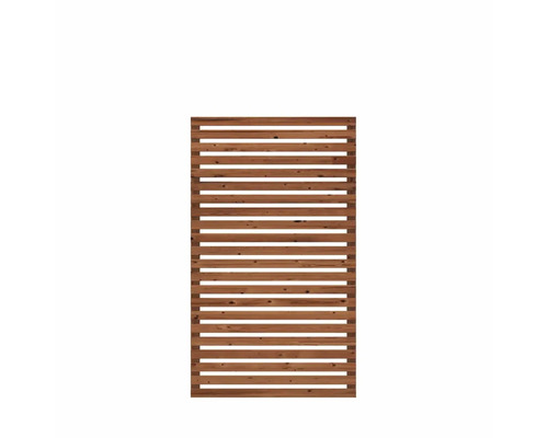 Träskärmselement med horisontella ribbor