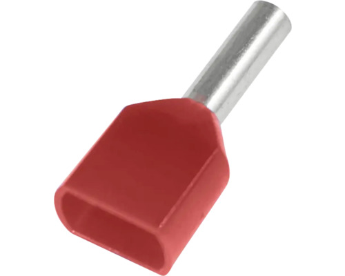 Ändhylsa av metall och plast