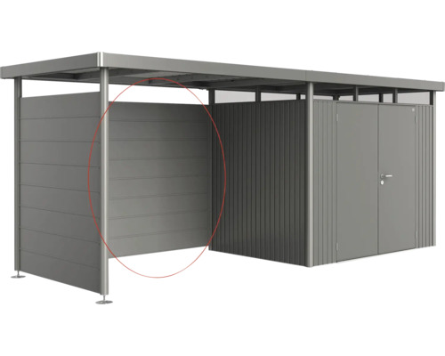 Cykelställ i metall med integrerat redskapsförråd