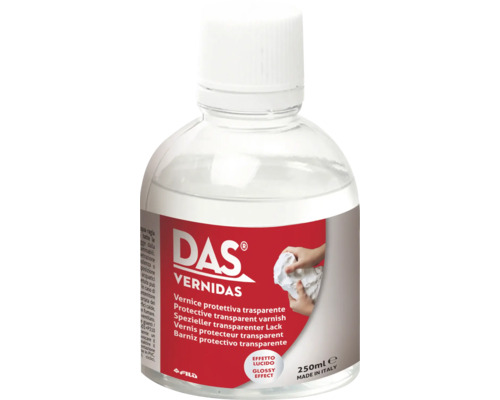 DAS Vernidas skyddslack transparent i en 250 milliliter flaska