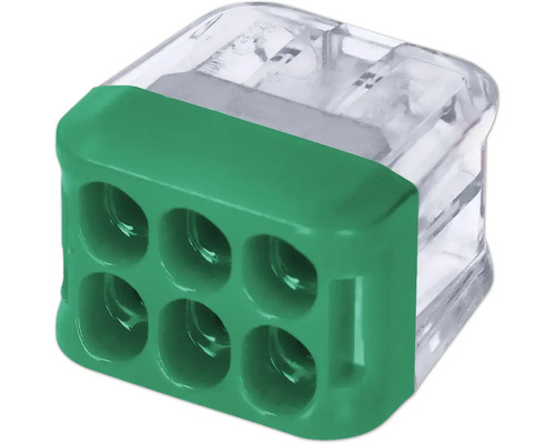 Enkel kopplingsplint med sex ingångar