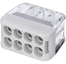 Kopplingsplint med åtta anslutningar för elektrisk anslutning
