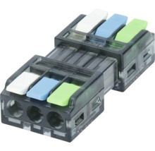 Klämma för elektriska ledningar med spakteknik