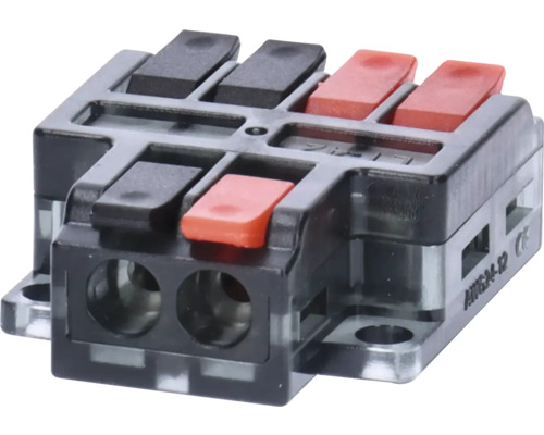 Anslutningsklämma med manöverspak för elektriska ledningar