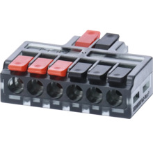 Femfaldig Wago-klämma för elektriska anslutningar