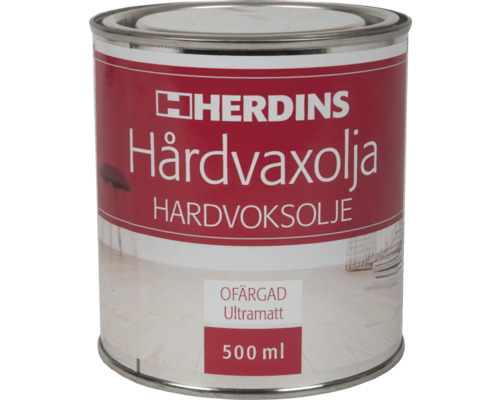 Herdins Hårdvaxolja, 500 ml burk