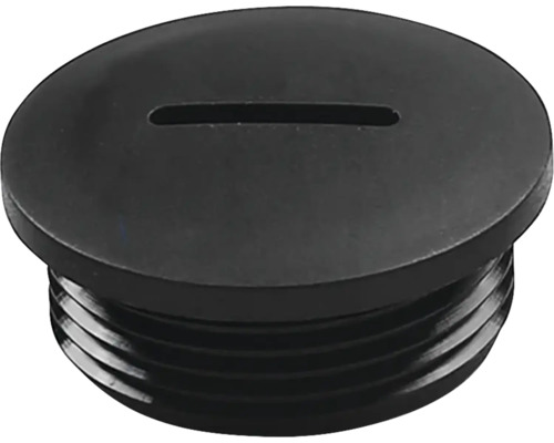 Stängningsplugg med skåra