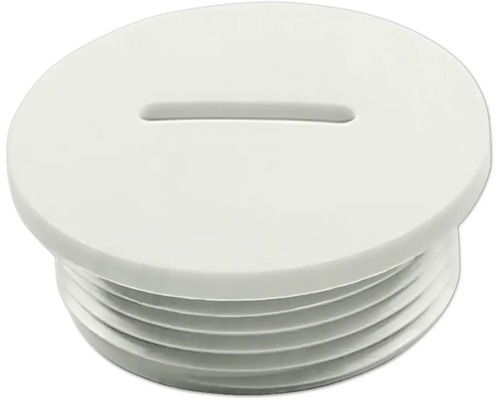 Plugg av plast med skåra