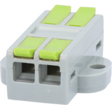 Installationsklämma med fyra anslutningar