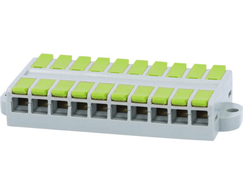 Plint med spärteknik för elektrisk anslutning