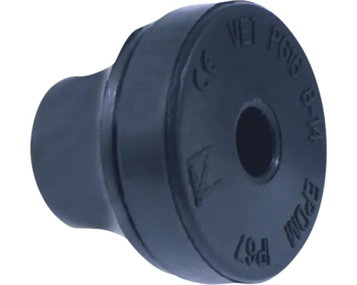 Vet-hylsa NEMIQ epdm pg9, 5-7mm svart 50st Svart kabelgenomföring av EPDM