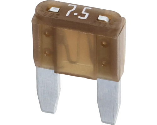 Flatsäkring NEMIQ mini 7.5A brun 100st 7,5 Ampere säkring för fordon