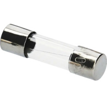 Glasrörssäkring med metalländar