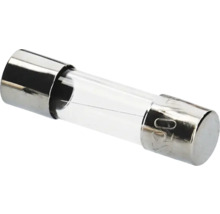 Glasrörssäkring med metalländar