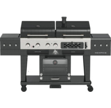 Grill med förvaringsytor och temperaturvisning