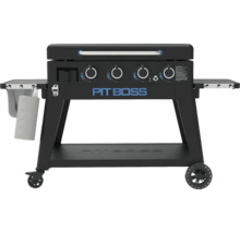 Pit Boss gasolgrill med fyra brännare, sidobord och hjul