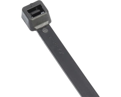 Buntband NEMIQ 186x4.8mm svart 1000st Kabelband av plast