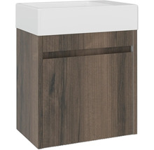 Tvättställsskåp med låda och handfat