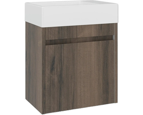 Tvättställsskåp med låda och handfat