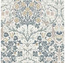 Tapet med blommönster i olika färger