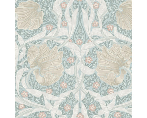 Tapet med blommönster av blommor och blad