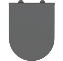 Grå toalettring uppifrån