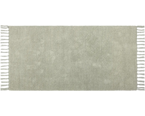 Rektangulär matta med fransar