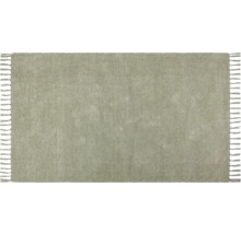 Rektangulär matta med fransar