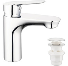 Tvättställsblandare och bottenventil