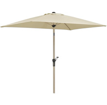 Fyrkantigt parasoll med mittstång