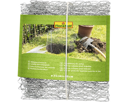 Sorkskyddskorg av metallnät, 35 x 40 centimeter