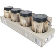 Fyra sollyktor i kartong