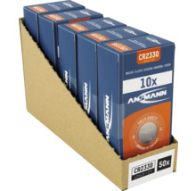 Ansmann CR2330 Litium 3V batterier, 10-pack i försäljningsförpackning