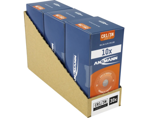 Ansmann CR1/3N Litium 3V batterier i 30-pack