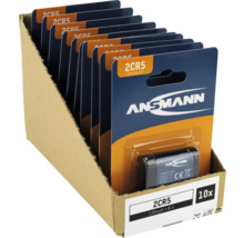 Tio Ansmann 2CR5 litiumbatterier i en kartong