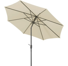 Öppnat parasoll med ram