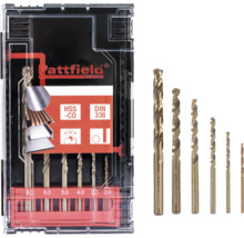 Pattfield HSS-CO spiralborrset, DIN 338 standard