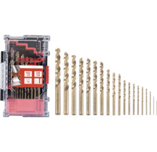Pattfield HSS-CO metallborrsats med 25 delar i väska