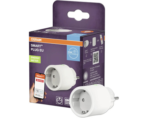 Osram Smart+ kontakt EU med energimätare i produktförpackning