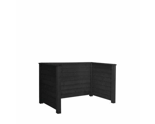 Trästaket för trädgården för avskildhet