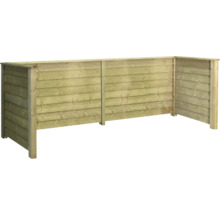 Siktsskydd i trä för trädgården