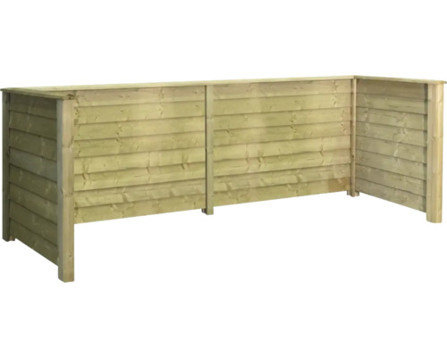 Siktsskydd i trä för trädgården