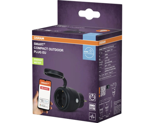 Osram Smart Plus kompakt utomhusplugg med energimätare
