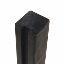 Trästolpe med spår