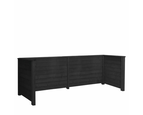 Insynsskydd av trä för trädgården