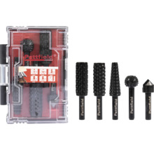 Pattfield fräsar set i förvaringsbox