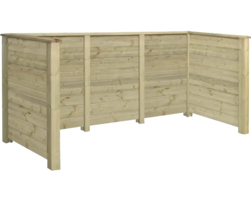 Synskyddsstaket av trä